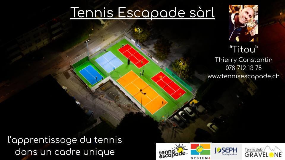 Présentation Tennis EScapade